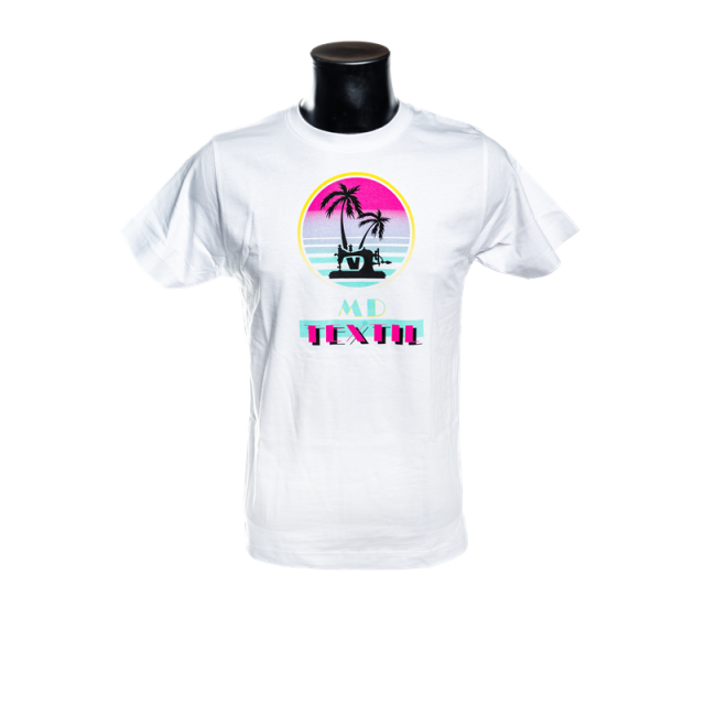 md-textil Shirt Miami weiß Größe XL