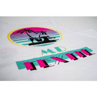 md-textil Shirt Miami weiß Lady Größe M