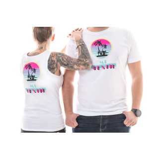 md-textil Shirt Miami weiß Lady Größe M
