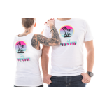 md-textil Shirt Miami weiß Lady Größe M