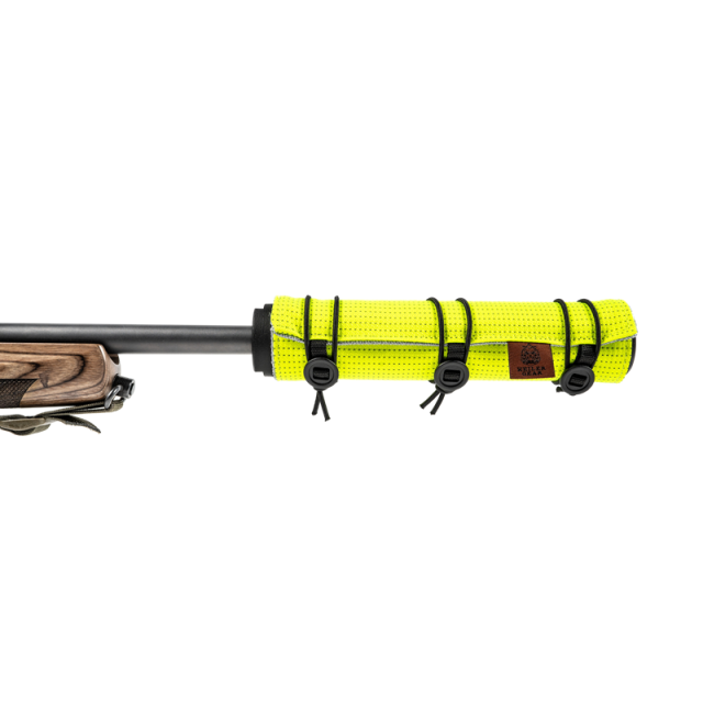 KEILER GEAR Heat protection silencer cover luminous yellow Neon Yellow M 195mm