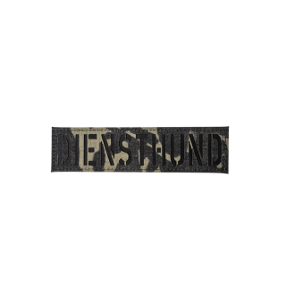 Lasercut Patch "DIENSTHUND" Multicam Black IR...