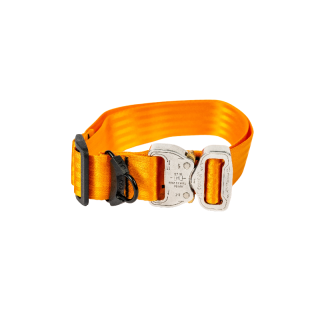 40mm Freizeithalsband Orange / Poliert G2 42cm-70cm