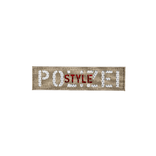 Lasercut patch "Style POLIZEI"