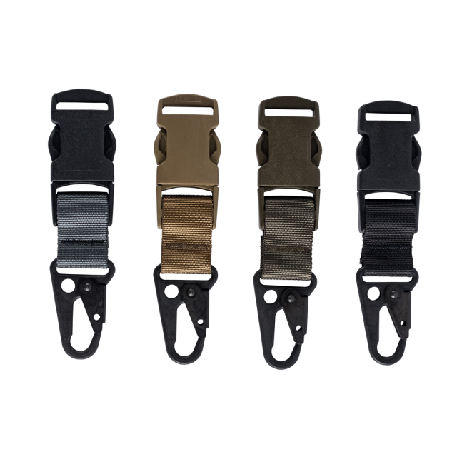 md-textil QD Adapter 25mm Karabiner Schwarz