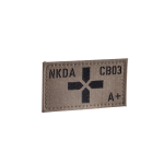 Medic IRR Patch NKDA A+ 5 col Flecktarn