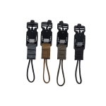 md-textil V-Buckle Adapter Paracord Eisengrau