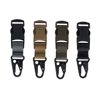 QD Adapter 25mm Carabiner Eisengrau