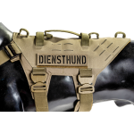 md-textil Diensthundegeschirr MGS Steingrau Oliv