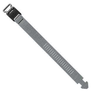 md-textil S-LITE Watchband 22mm Regular Eisengrau