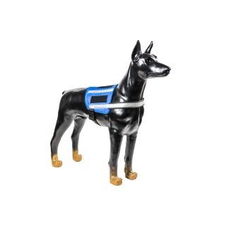 Service dog identification blanket royal blue