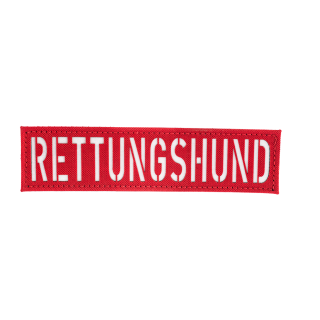 40mm Lasercut Custom Namenspatch Steingrau Oliv Rot reflektierend