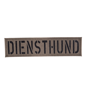 40mm lasercut name patch Coyote Brown IR reflective